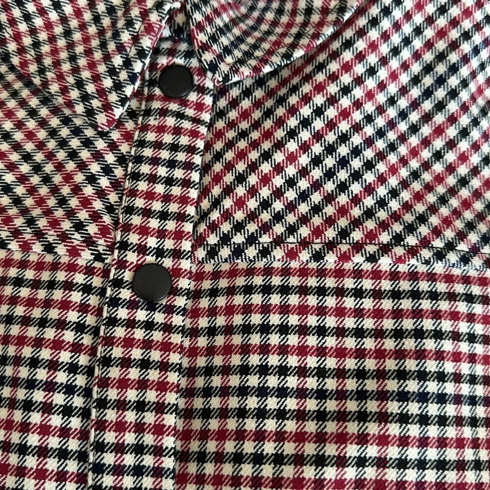 ZARA Kids | Maroon | PLAID OVERSHIRT - Picture 6 of 6